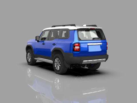 Toyota Land Cruiser LC250 2024 HQ interior 3D 모델