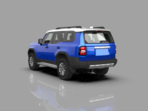 Toyota Land Cruiser LC250 2024 HQ interior 3D Model