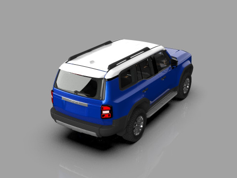 Toyota Land Cruiser LC250 2024 HQ interior 3D 모델
