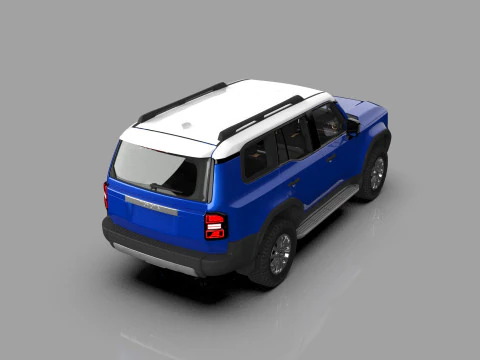 Toyota Land Cruiser LC250 2024 HQ interior 3D Model