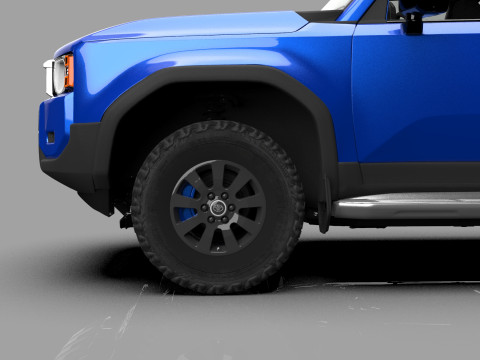 Toyota Land Cruiser LC250 2024 HQ interior 3D 모델