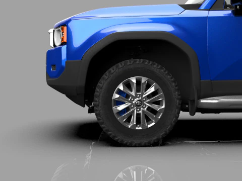Toyota Land Cruiser LC250 2024 HQ interior 3D Model