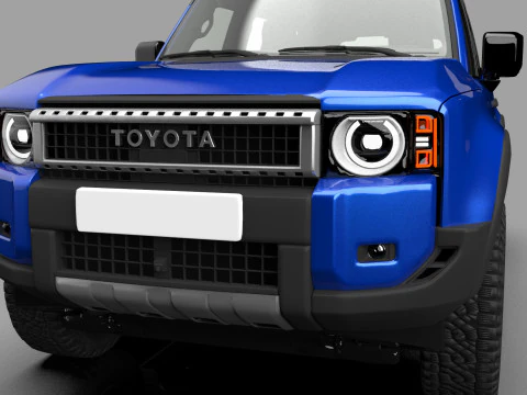 Toyota Land Cruiser LC250 2024 HQ interior 3D Model