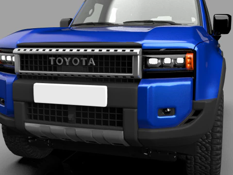 Toyota Land Cruiser LC250 2024 HQ interior 3D Model
