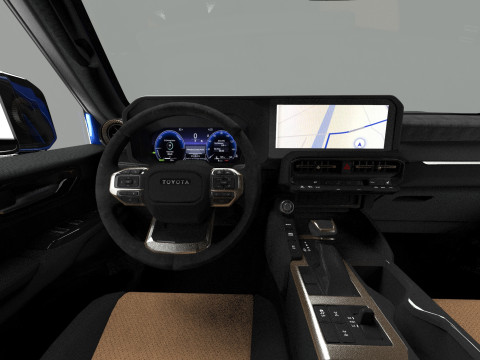 Toyota Land Cruiser LC250 2024 HQ interior 3D 모델