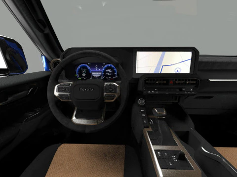 Toyota Land Cruiser LC250 2024 HQ interior 3D Model