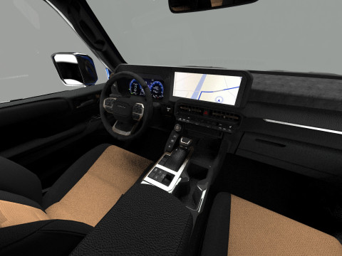 Toyota Land Cruiser LC250 2024 HQ interior 3D 모델