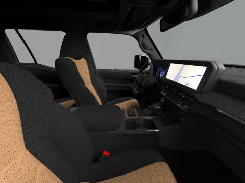 Toyota Land Cruiser LC250 2024 HQ interior 3D 모델
