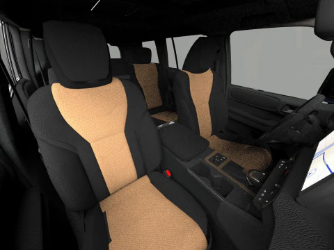 Toyota Land Cruiser LC250 2024 HQ interior 3D Model