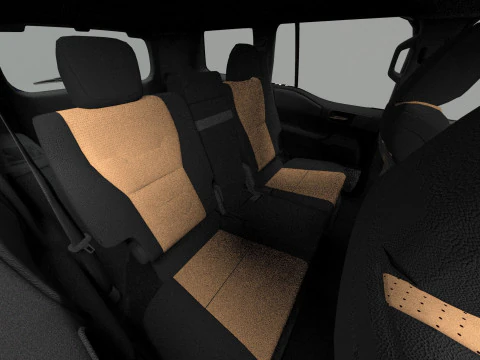 Toyota Land Cruiser LC250 2024 HQ interior 3D Model
