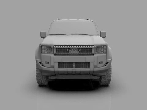Toyota Land Cruiser LC250 2024 HQ interior 3D Model