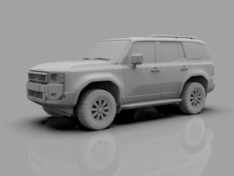 Toyota Land Cruiser LC250 2024 HQ interior 3D 모델
