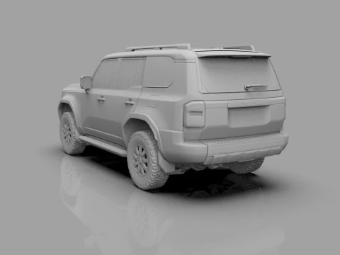Toyota Land Cruiser LC250 2024 HQ interior 3D Model