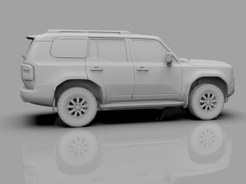 Toyota Land Cruiser LC250 2024 HQ interior 3D 모델