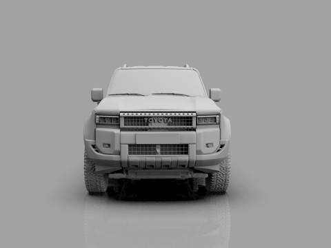 Toyota Land Cruiser LC250 2024 HQ interior 3D 모델