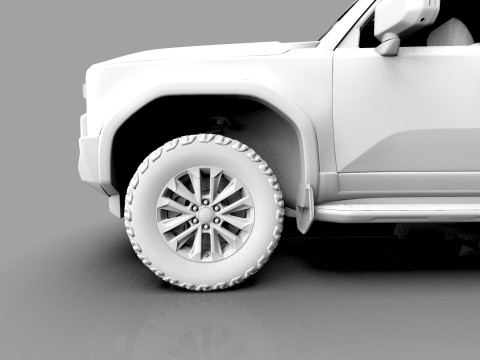 Toyota Land Cruiser LC250 2024 HQ interior 3D 모델