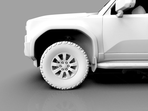 Toyota Land Cruiser LC250 2024 HQ interior 3D 모델