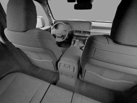 Toyota Land Cruiser LC250 2024 HQ interior 3D Model