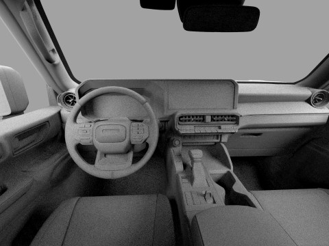 Toyota Land Cruiser LC250 2024 HQ interior 3D 모델