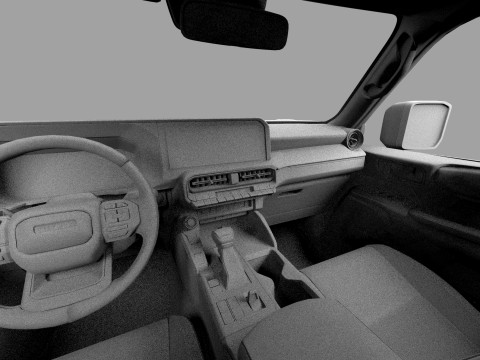 Toyota Land Cruiser LC250 2024 HQ interior 3D 모델