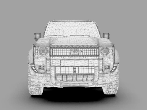 Toyota Land Cruiser LC250 2024 HQ interior 3D Model