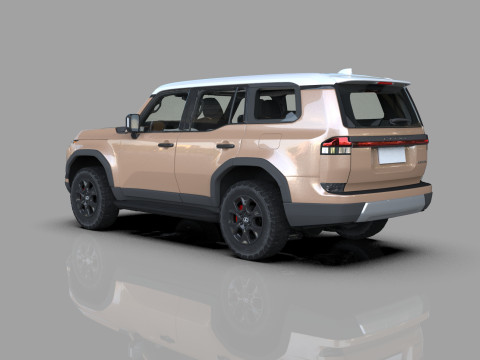 Lexus GX 2024 HQinterior 3Dモデル