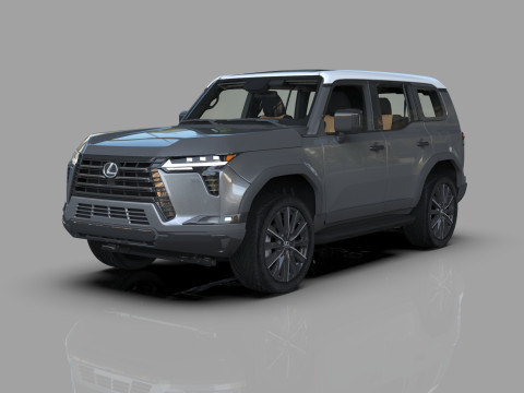 Lexus GX 2024 HQinterior 3Dモデル