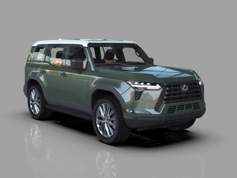 Lexus GX 2024 HQinterior 3Dモデル