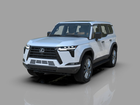 Lexus GX 2024 HQinterior 3Dモデル