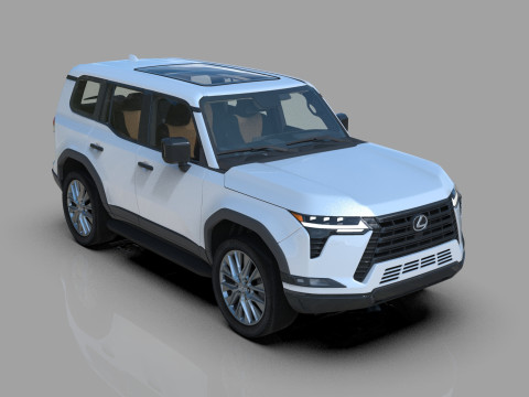 Lexus GX 2024 HQinterior 3Dモデル