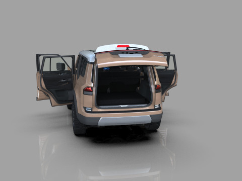 Lexus GX 2024 HQinterior 3Dモデル