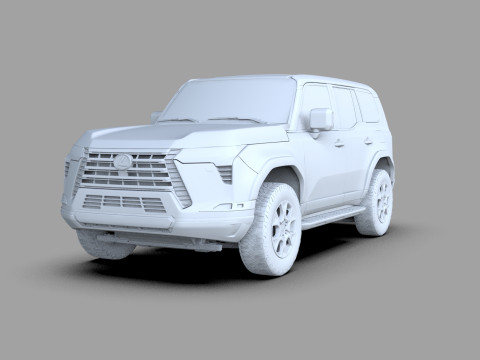 Lexus GX 2024 HQinterior 3Dモデル