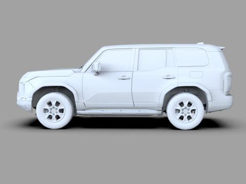 Lexus GX 2024 HQinterior 3Dモデル