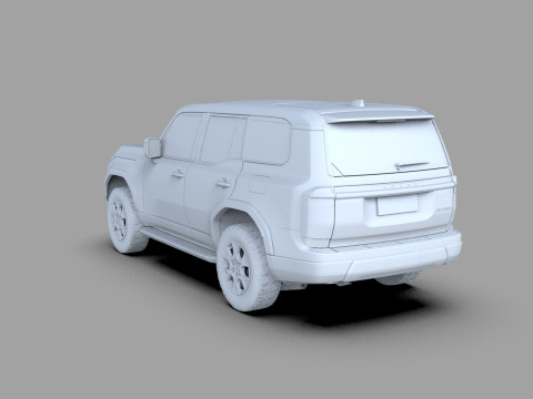 Lexus GX 2024 HQinterior 3Dモデル