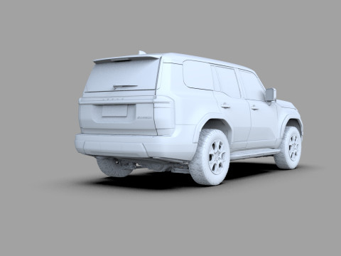 Lexus GX 2024 HQinterior 3Dモデル