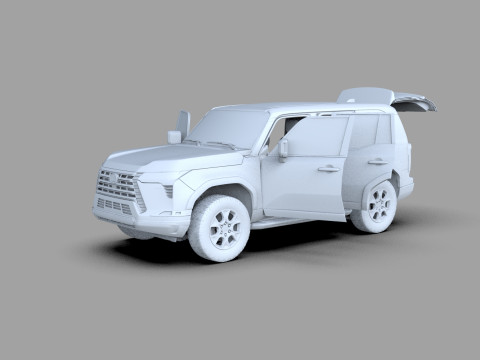 Lexus GX 2024 HQinterior 3Dモデル