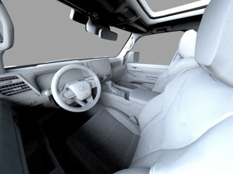 Lexus GX 2024 HQinterior 3Dモデル