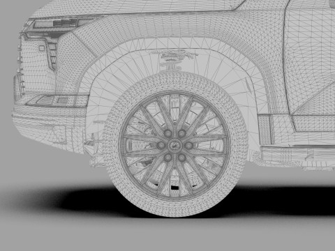 Lexus GX 2024 HQinterior 3Dモデル