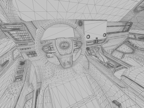Lexus GX 2024 HQinterior 3Dモデル