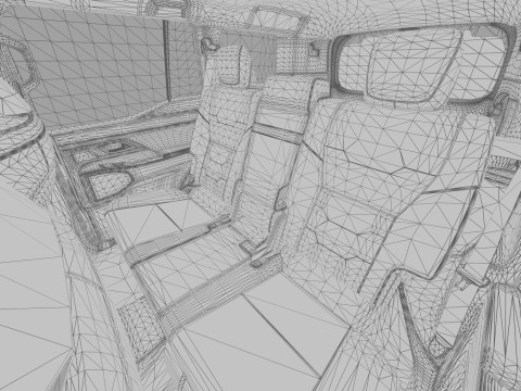 Lexus GX 2024 HQinterior 3Dモデル