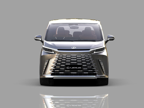 Lexus LM 2024 HQinterior 3D Model