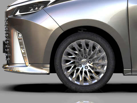 Lexus LM 2024 HQinterior 3D Model