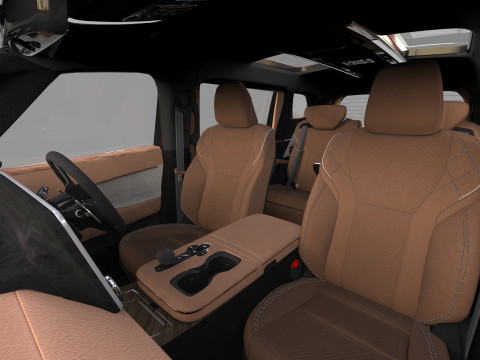 Lexus LM 2024 HQinterior 3D Model