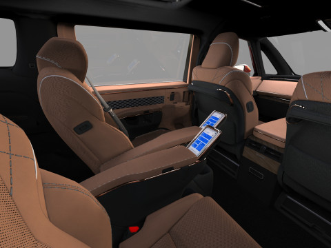 Lexus LM 2024 HQinterior 3D Model