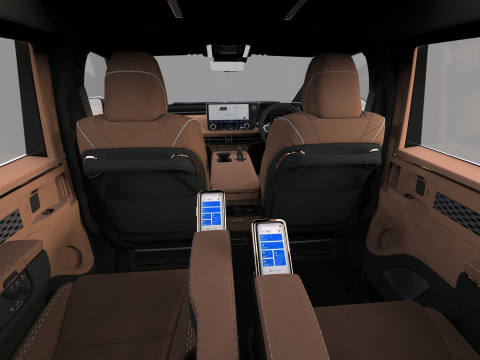 Lexus LM 2024 HQinterior 3D Model