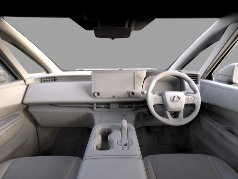Lexus LM 2024 HQinterior 3D Model