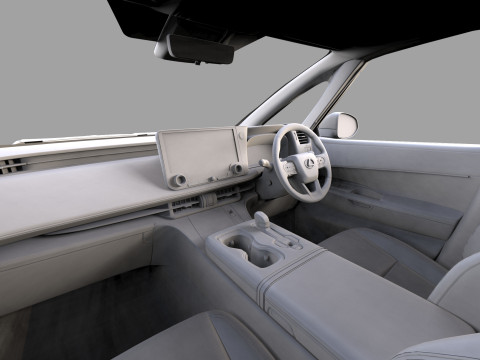 Lexus LM 2024 HQinterior 3D Model