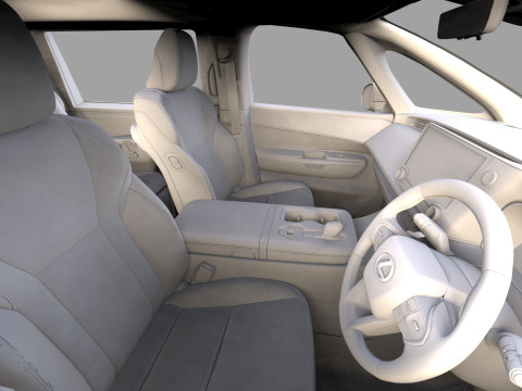Lexus LM 2024 HQinterior 3D Model