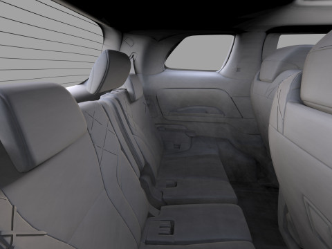 Lexus LM 2024 HQinterior 3D Model