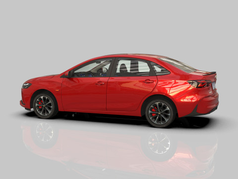 Chevrolet Monza 2023 HQ interior Modelo 3D